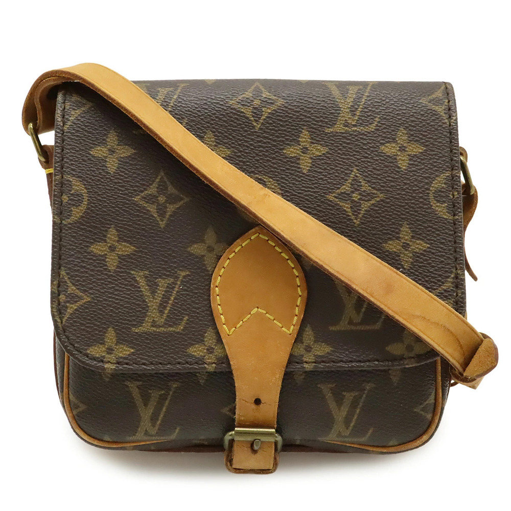 LOUIS VUITTON Monogram Cartouchiere Shoulder Bag Crossbody